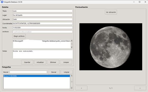 Fotobase, tu base de datos de fotografías